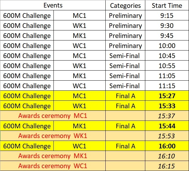 linyi main event schedule